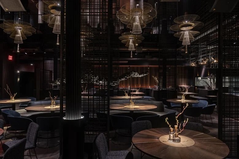 Eastern Zen-inspired Bar Restaurant Interior Eastern Zen-inspired Bar Restaurant Interior